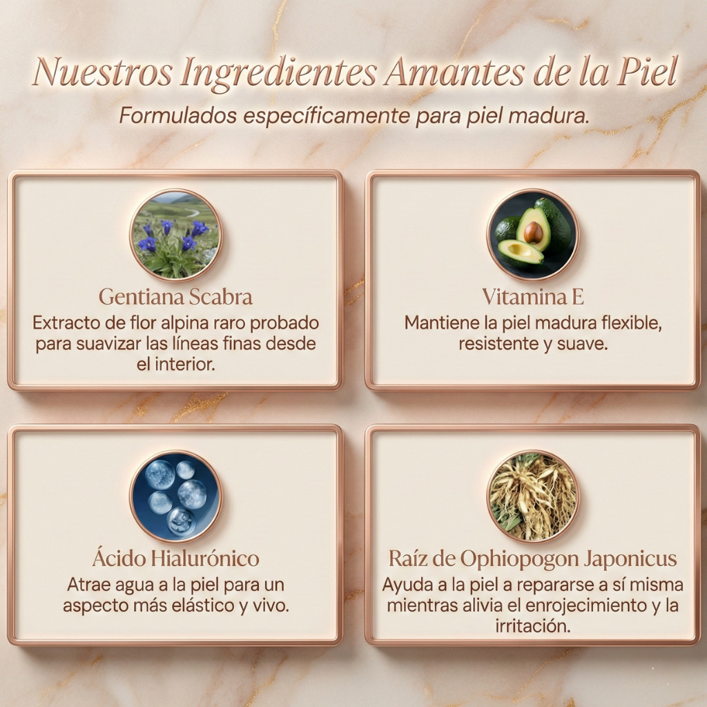 VÉLIA™ – Base Antiedad 4 en 1 Para Piel Madura